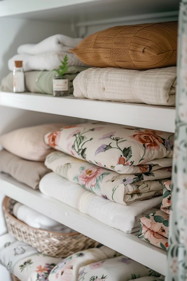 Creative Linen Storage Ideas Without Closet Space