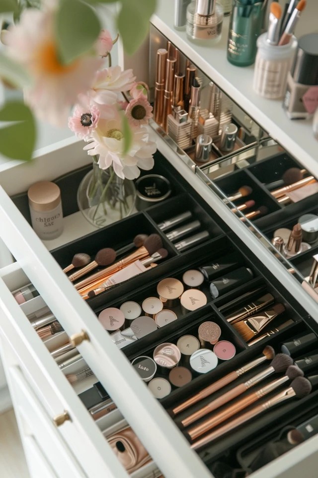 Compact Beauty Makeup Storage Ideas for Small Spaces