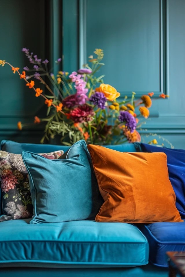 Peacock Color Living Room Ideas to Inspire You