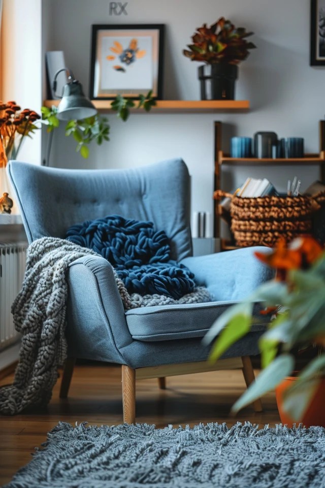 Chic Greyish Blue Bedroom Ideas to Inspire