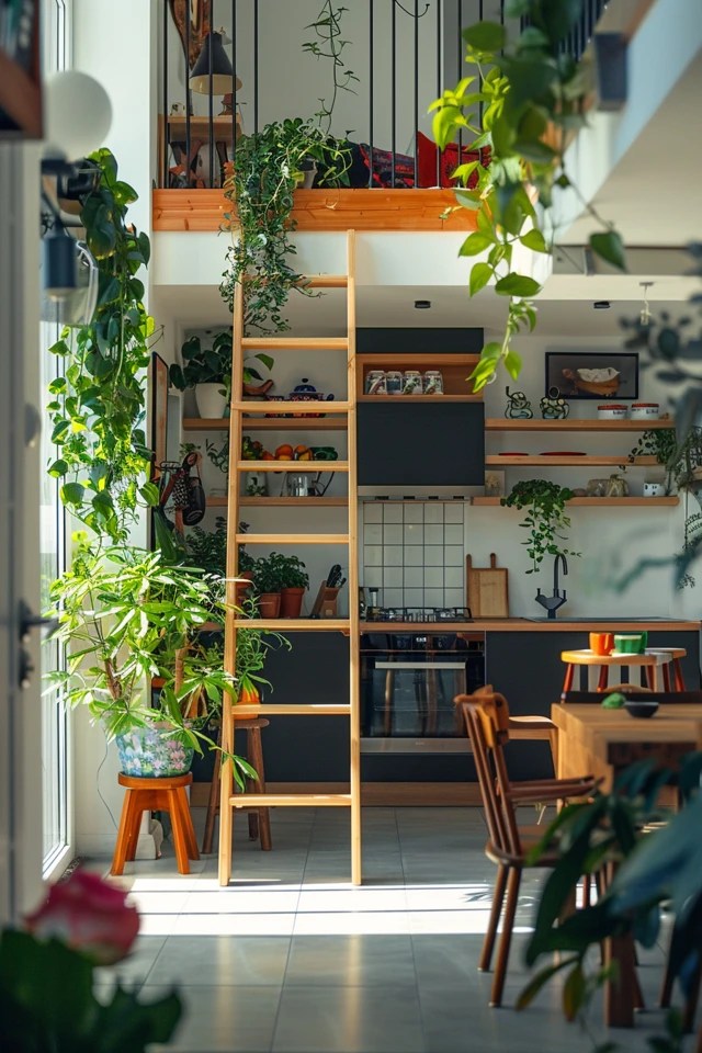 Innovative Retractable Loft Ladder Ideas for Homes