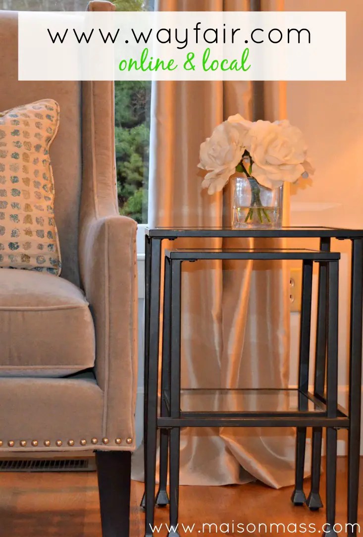 Shopping online and locally with Wayfair! • Maison Mass