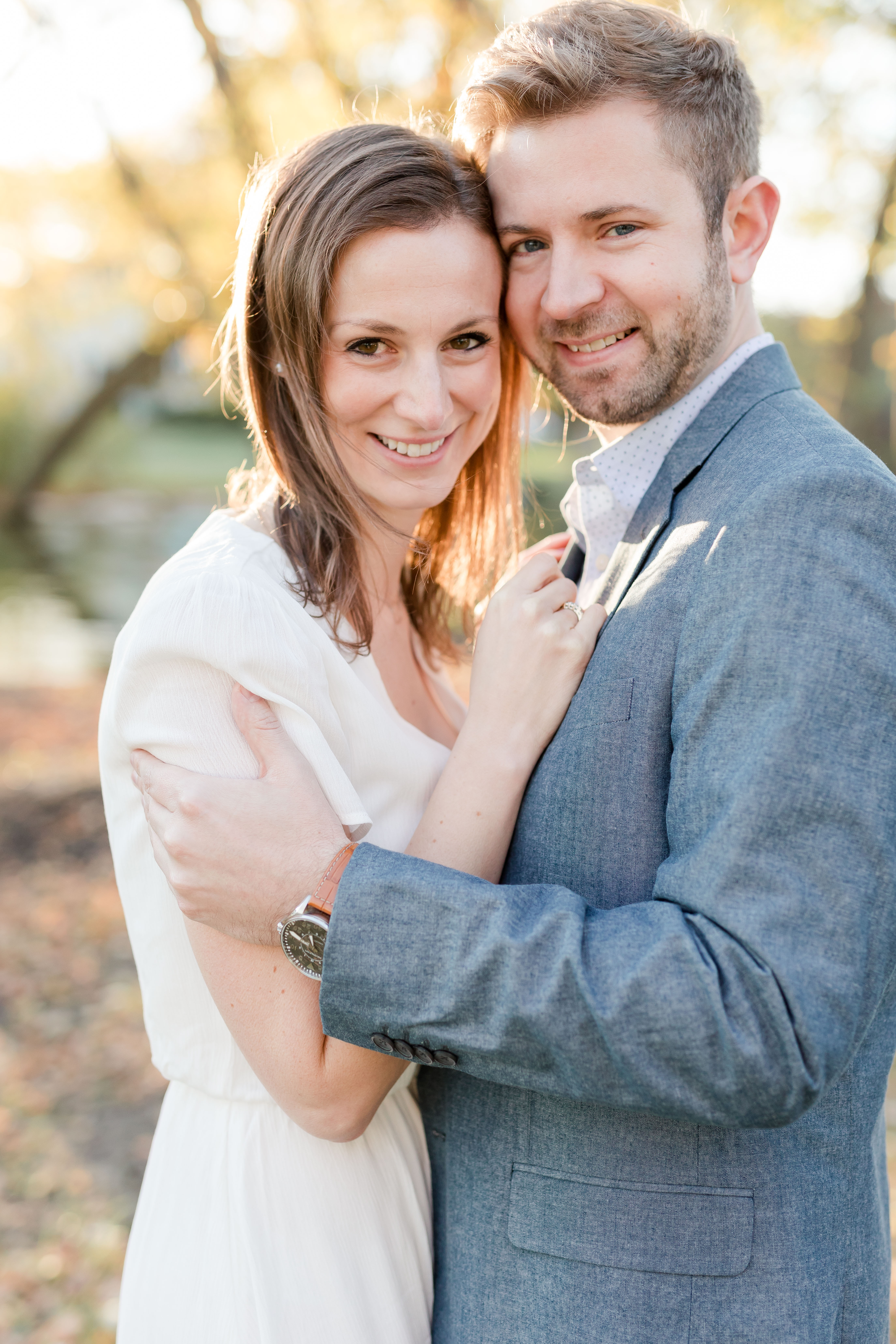 Adam & Sarah A Fall Engagement Session at Yahara Place Park in