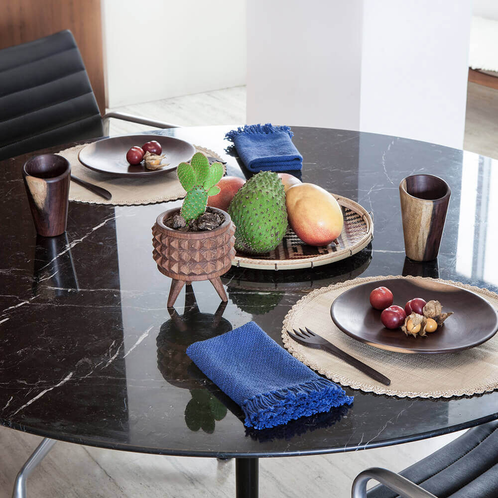 WOOD PLATES SET Maison Numen