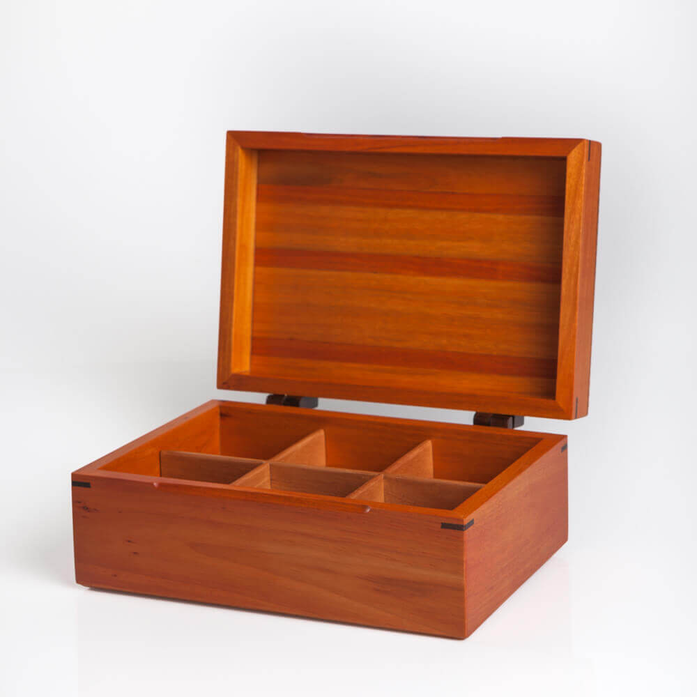 Wood Tea Box II Find Handcrafted Home Decor Maison Numen