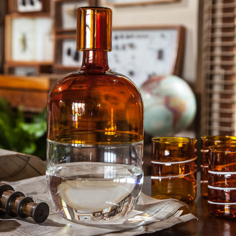 Oval Amber Bottle Maison Numen