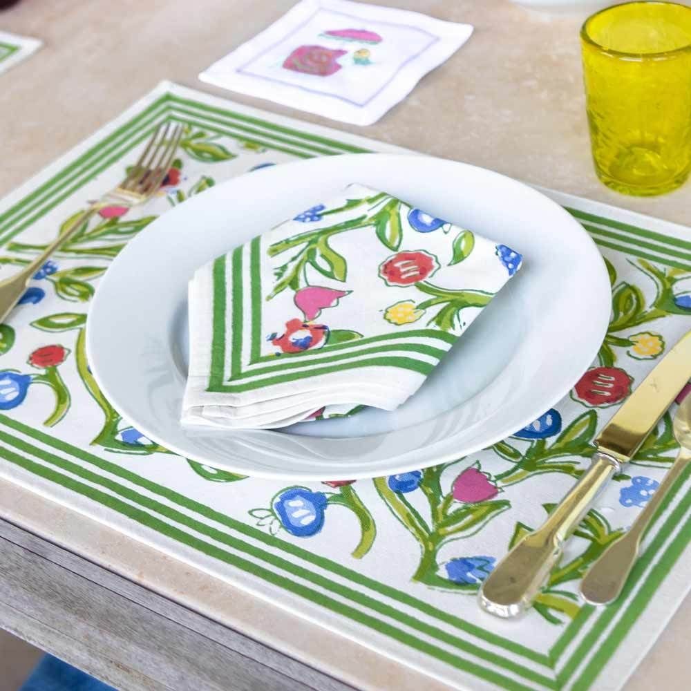 Bloom Placemat Set Shop Exclusive Pieces at Maison Numen