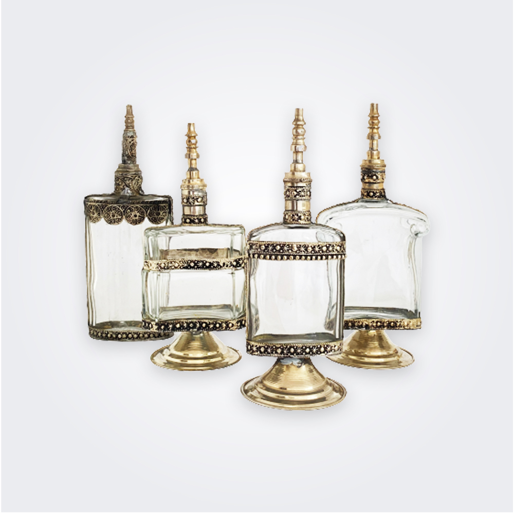 Clear Perfume Bottle Set Shop Unique Gifts or Mom at Maison Numen