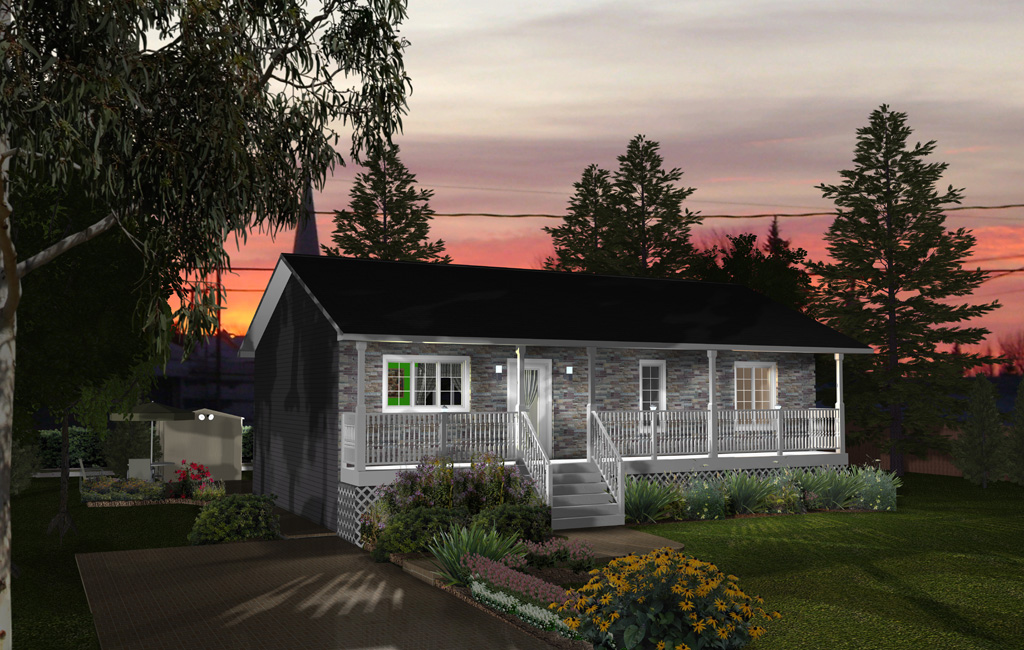 Manufactured house model Hudson Maisons Champoux