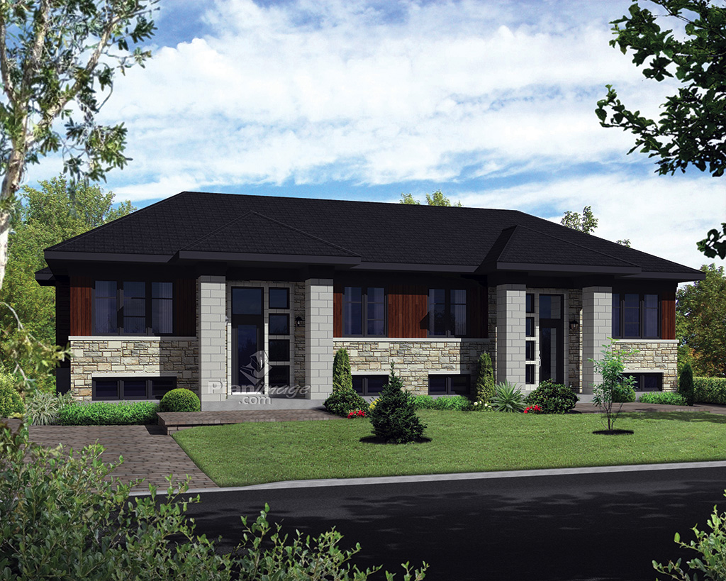 Duplex usiné modèle Matapedia Maisons Champoux