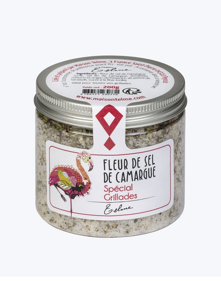 Fleur de sel de Camargue pour grillades