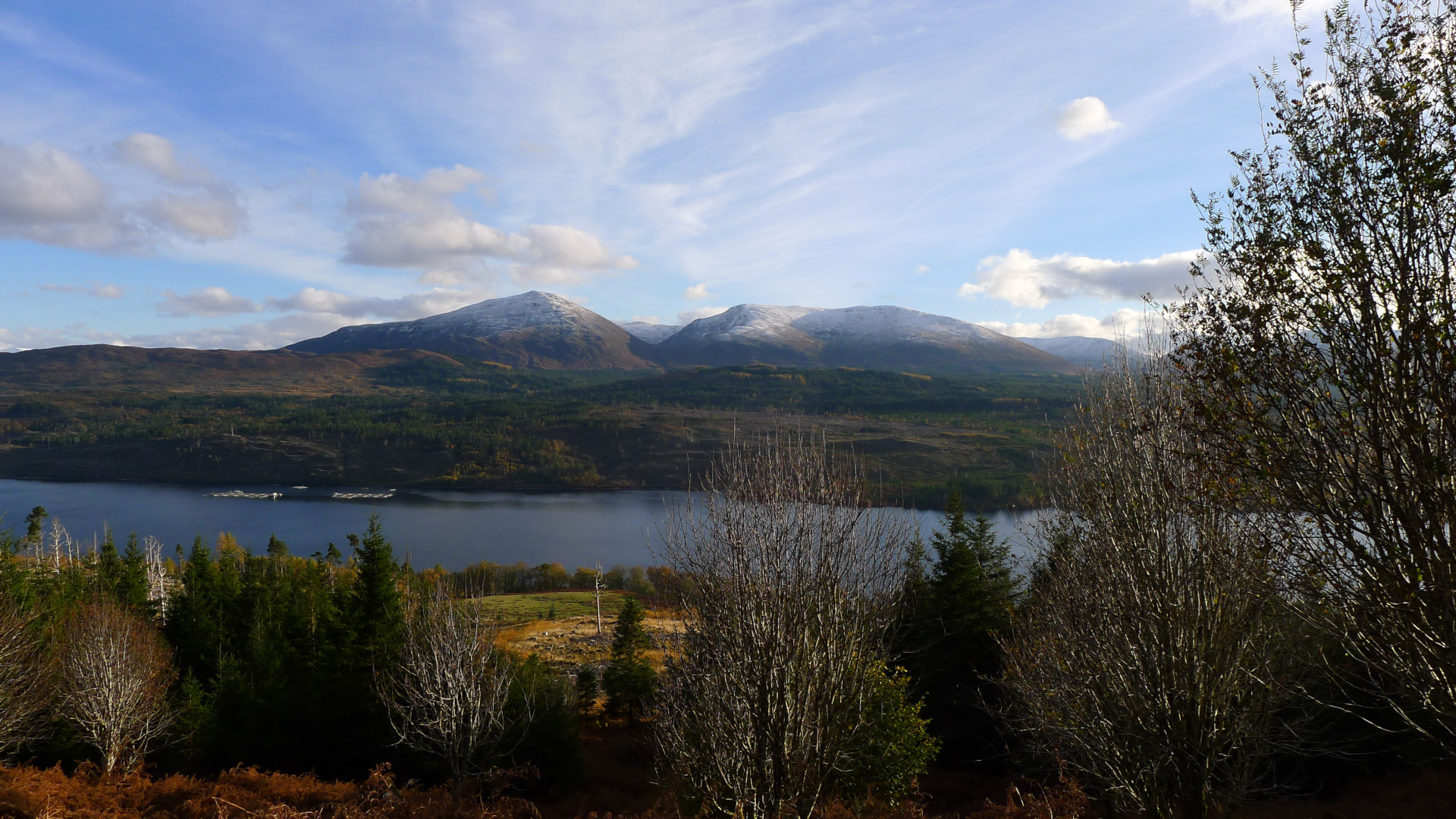 Farbenspiel für die Sinne Schottland im Herbst UltraleichtFliegen