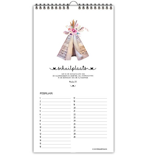 Verjaardagskalender Bloom