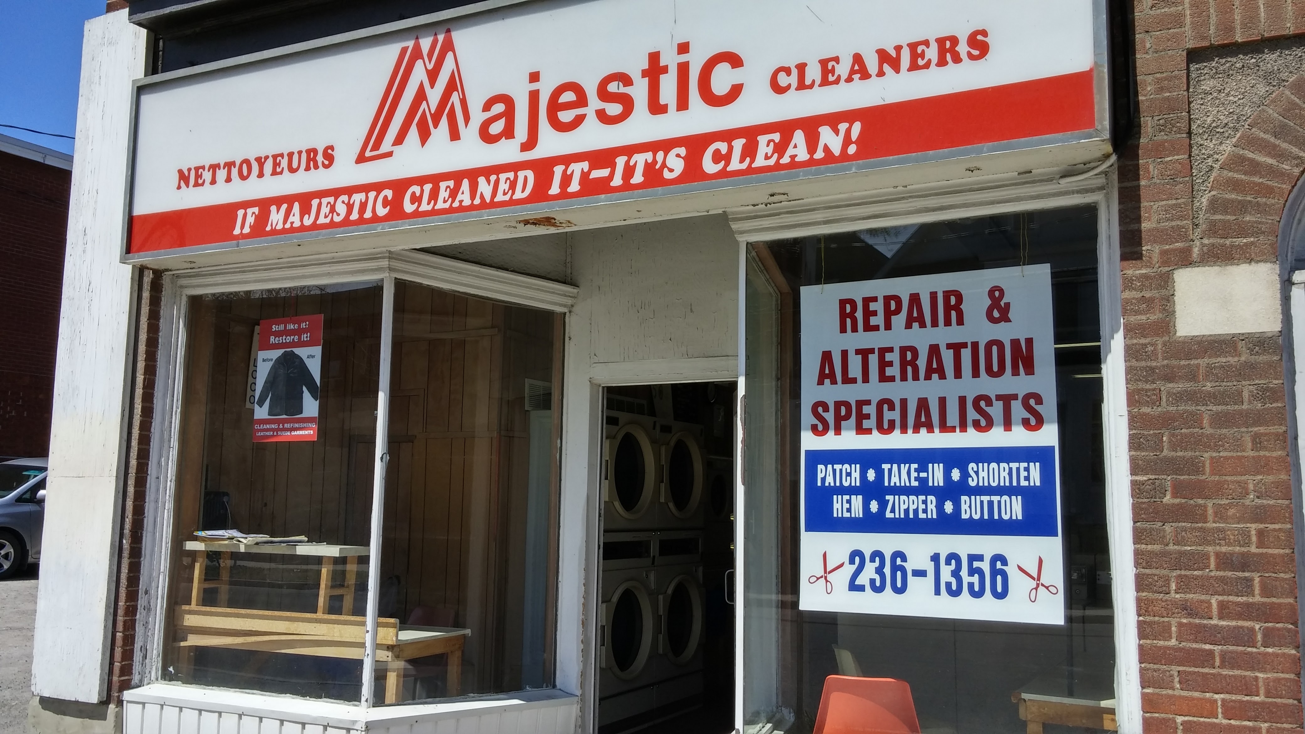 Majestic Cleaners & Laundry (Gladstone Avenue) (Ottawa)