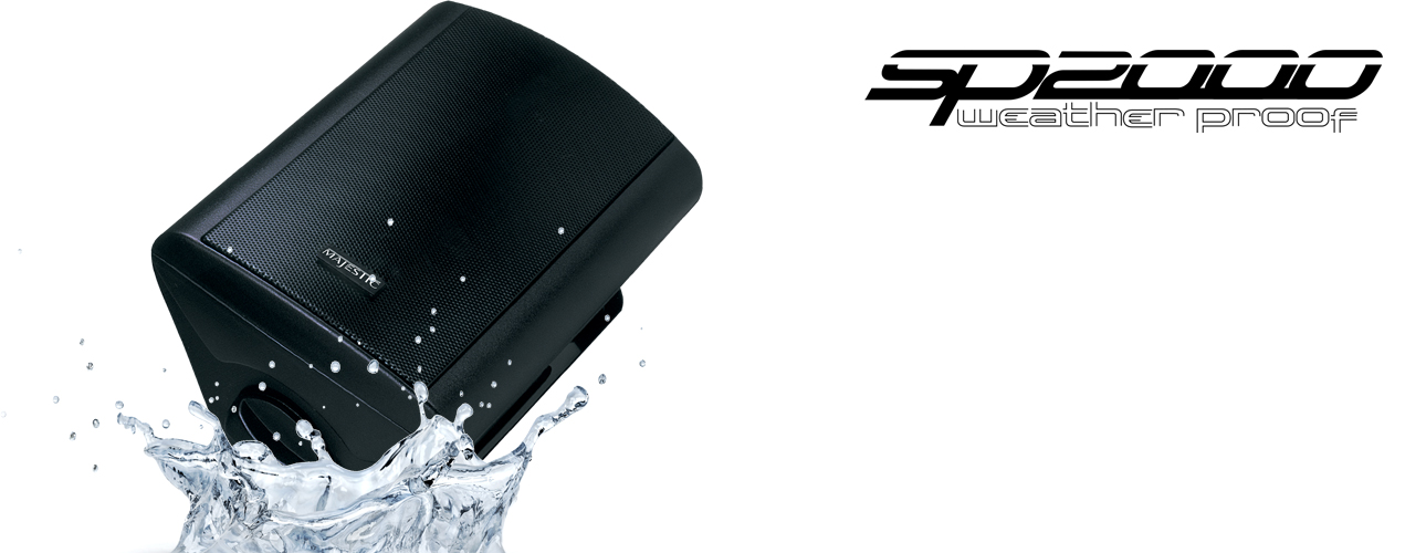 Majestic SP2000 Box marine RV outdoor waterproof speakers