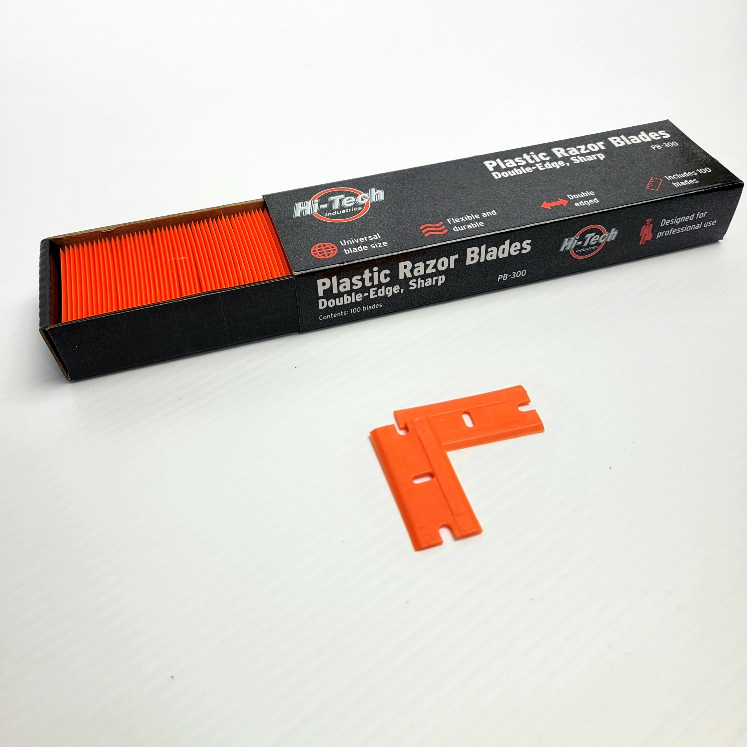 PLASTIC DOUBLE EDGE RAZOR BLADE Majestic Solutions Auto Detail Products