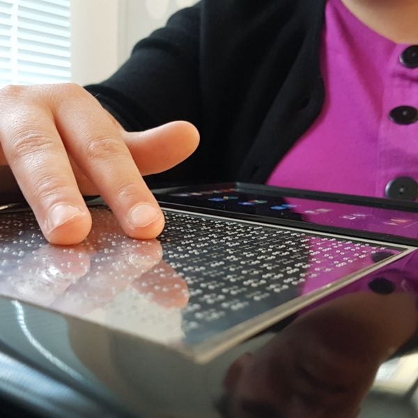 Blind People Can Now Read On Tablets Braille for a New Digital Age