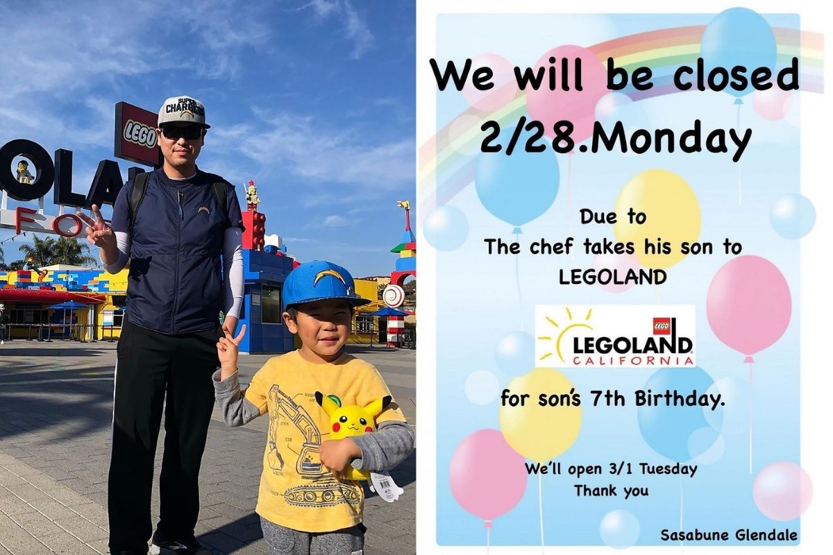 Chef goes viral for closing his restaurant to take his son to Legoland