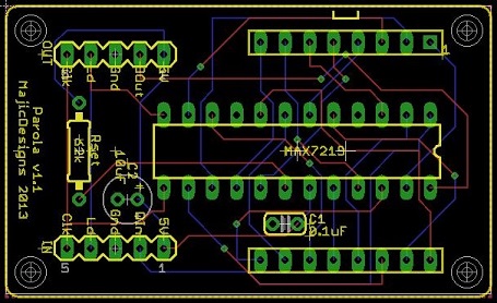MD_MAX72xx LED Matrix Arduino Library: Parola Custom Module