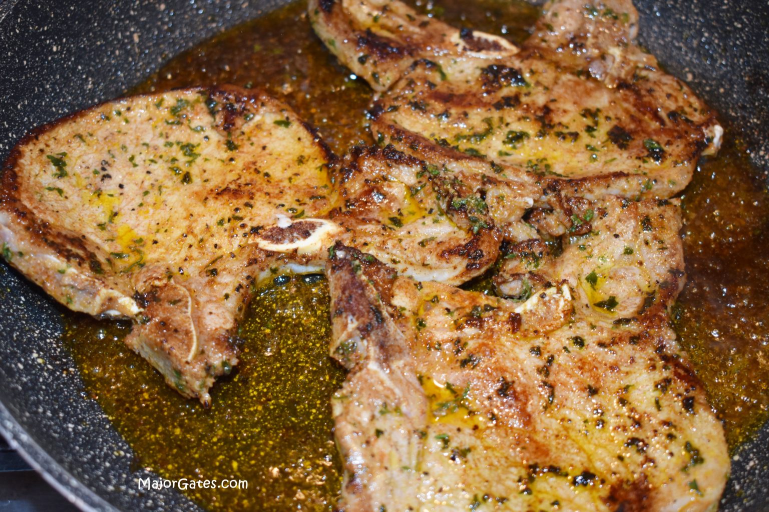 Pan Fried Pork Chops · Major Gates