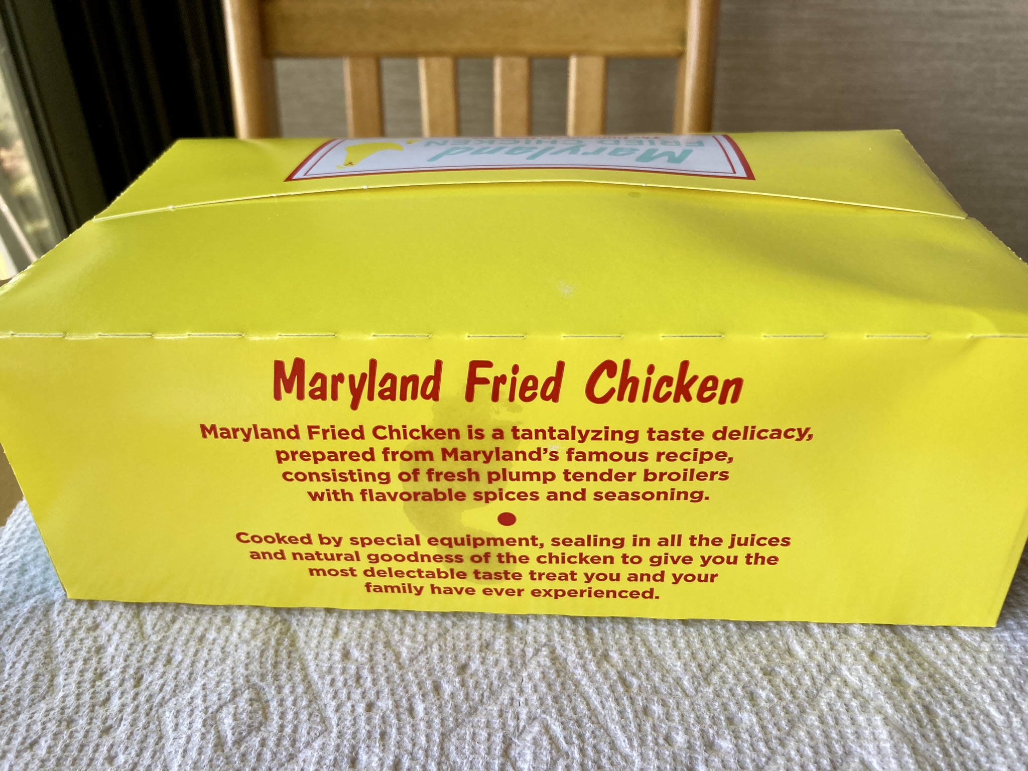 Maryland Fried Chicken CountUp