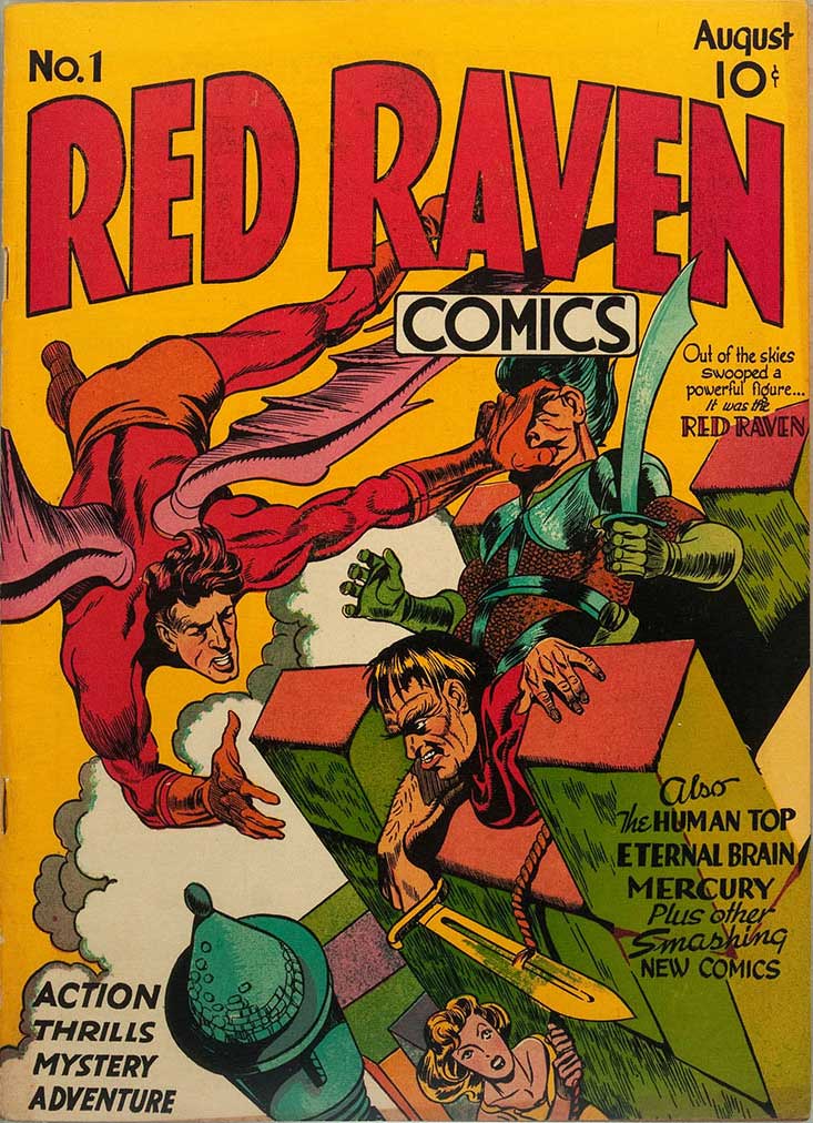 Retro Review Red Raven Comics 1 (August 1940) — Major Spoilers