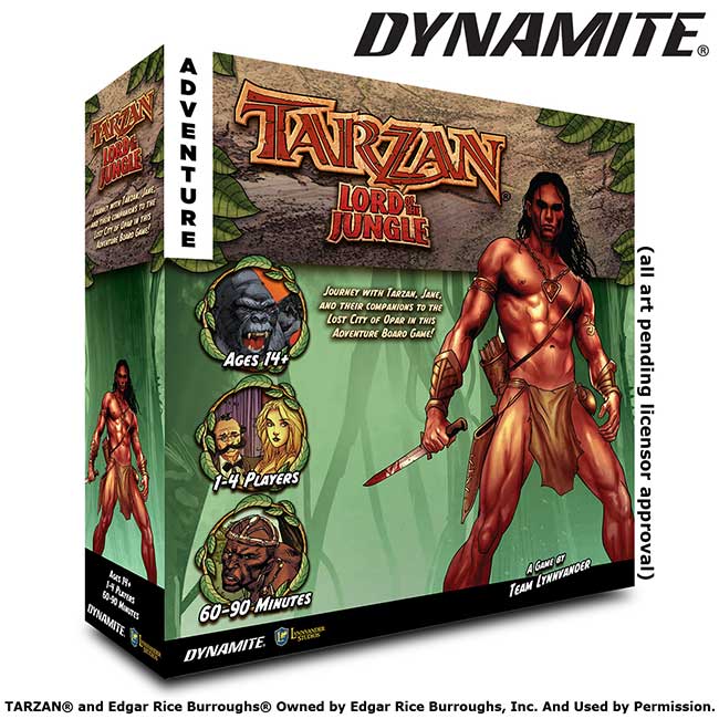 Dynamite launches Tarzan the Board Game Kickstarter campaign — Major