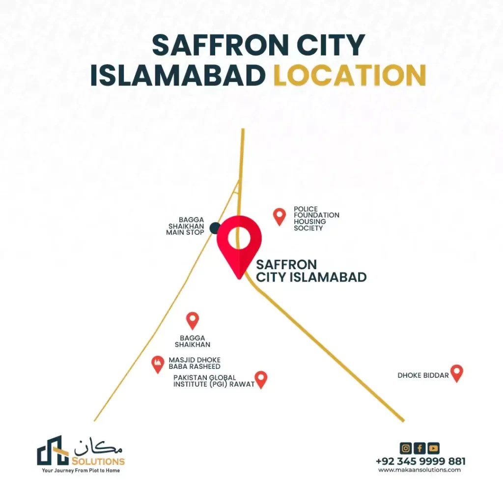 Saffron City Islamabad Location Payment Plan 2023 NOC