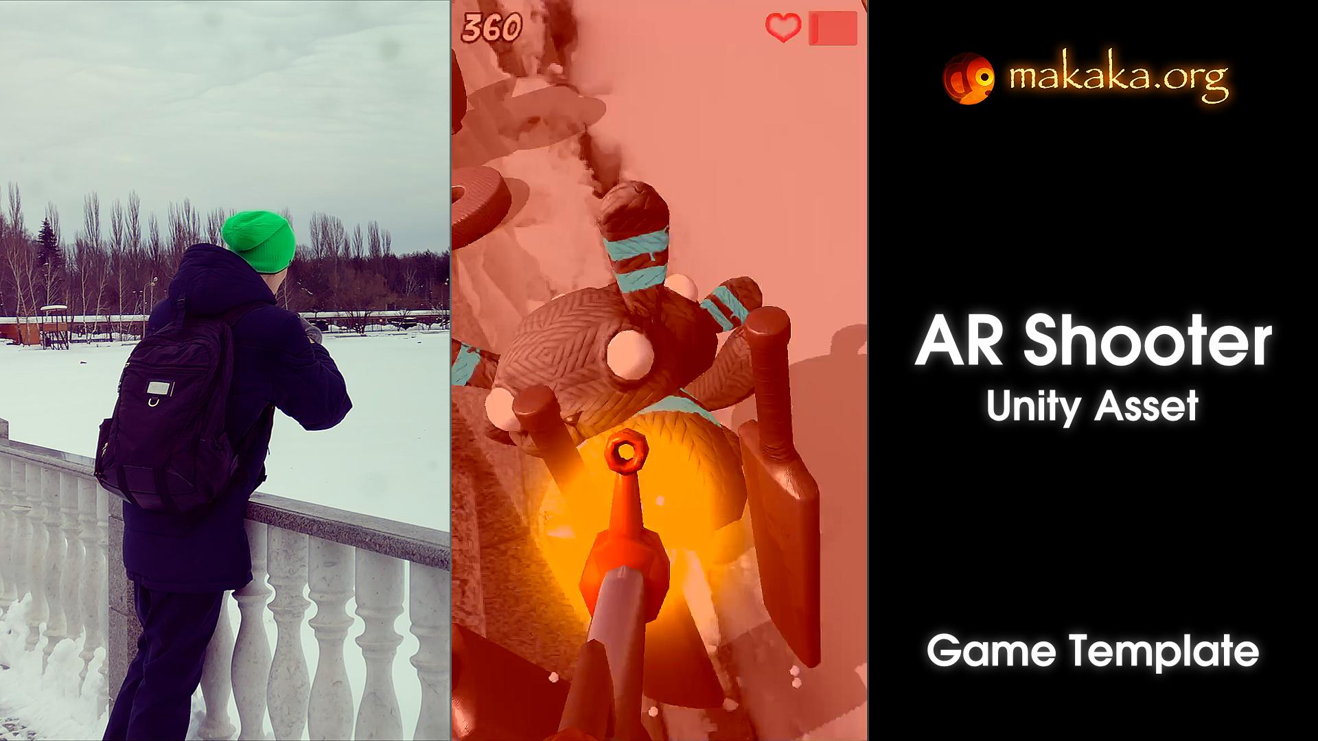 AR Shooter 2023 — Unity Asset — AR Foundation ARKit/ARCore