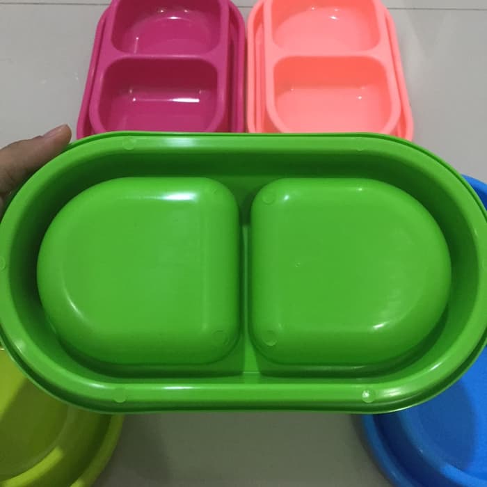 Jual Tempat Makan Anti Semut Kucing Anjing Mangkuk Mangkok DOUBLE Bowl