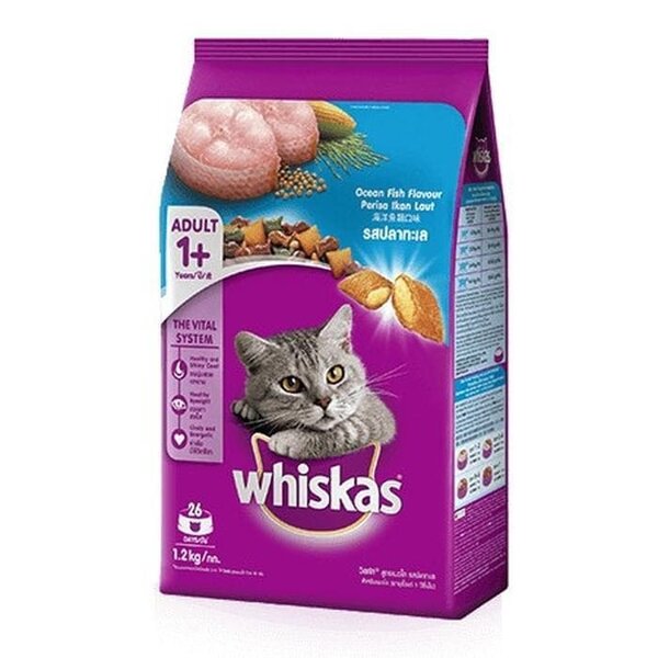 Jual Whiskas Ocean Fish 1.2kg 1.2 1,2 kg Makanan Kucing
