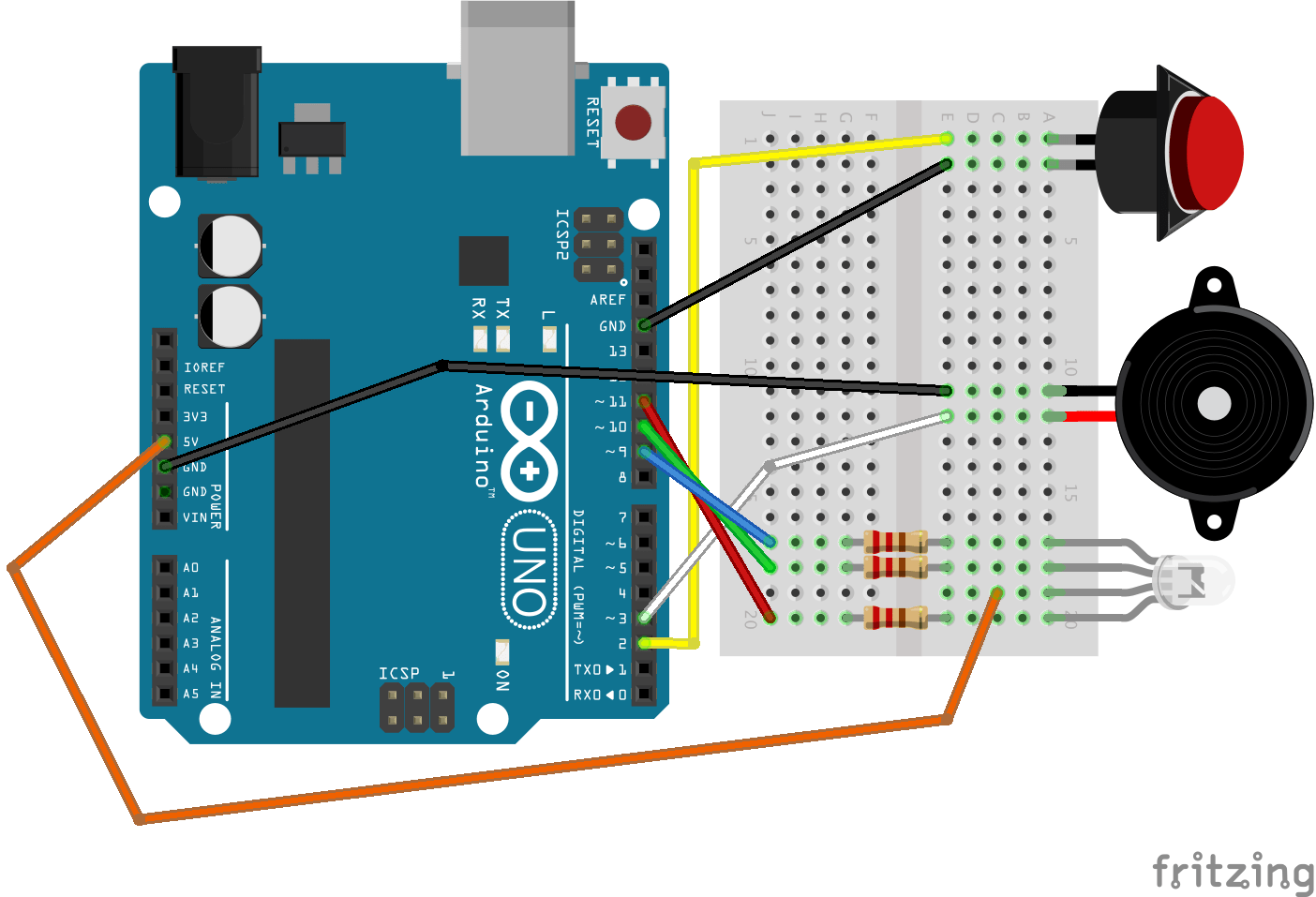 GitHub Makeademic/Arduino_RGB_Piezo Documentation and code of synced