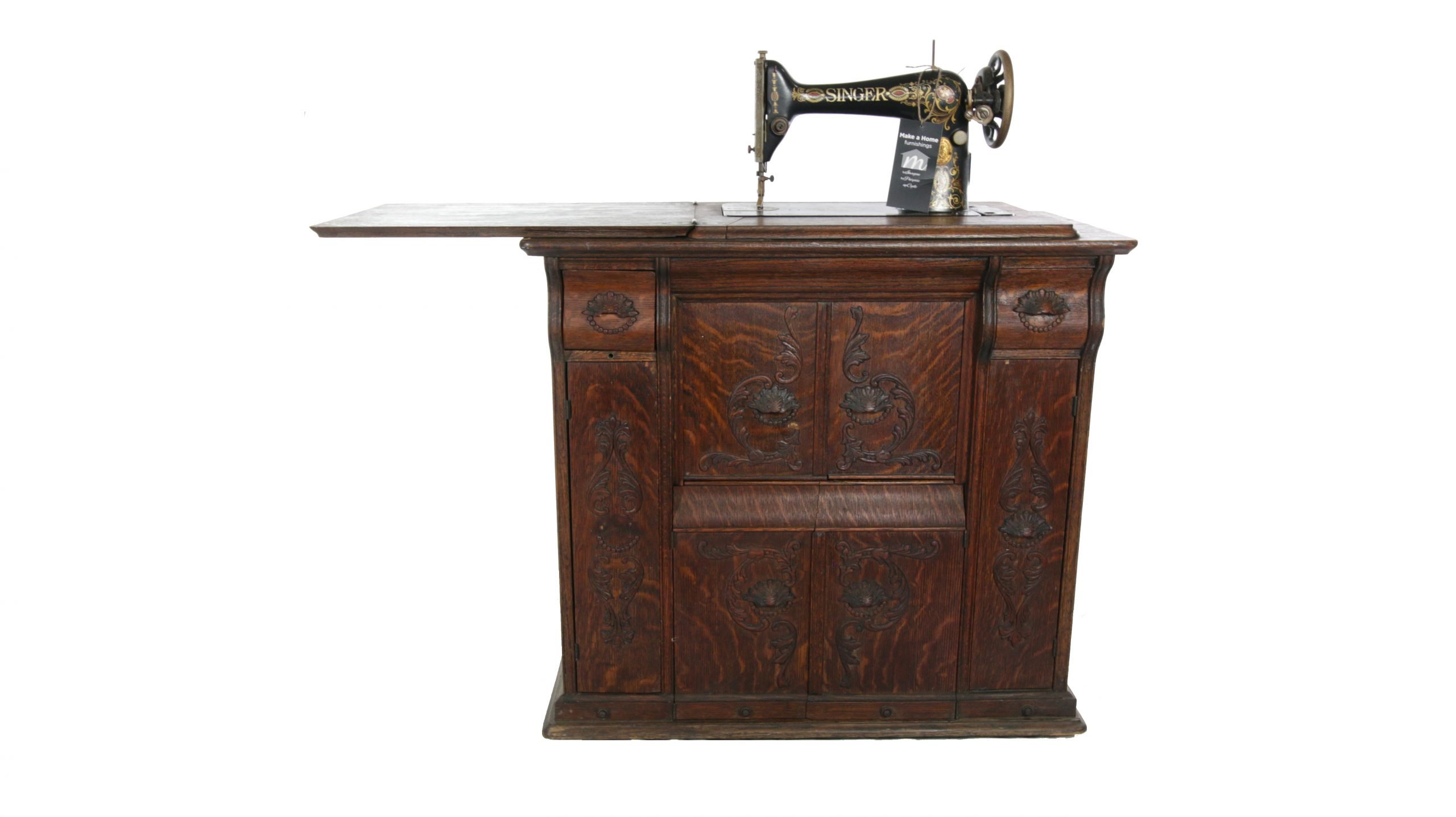 Antique Sewing Machine Make a Home Furnishings