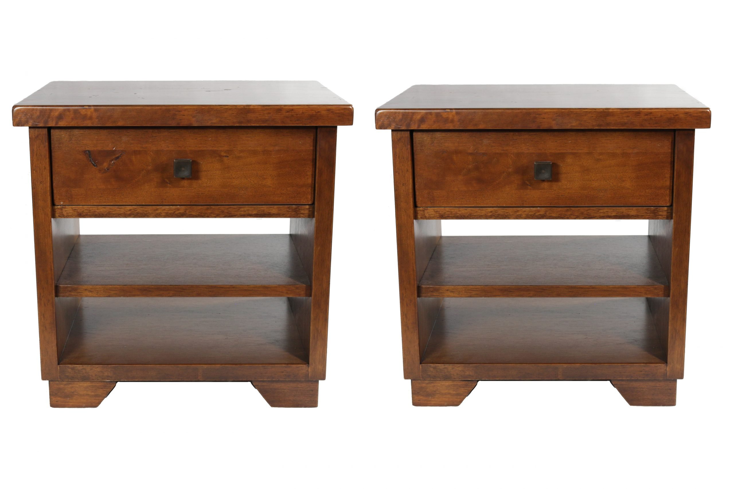 1 drawer 2 Shelf Nightstand Make a Home Furnishings