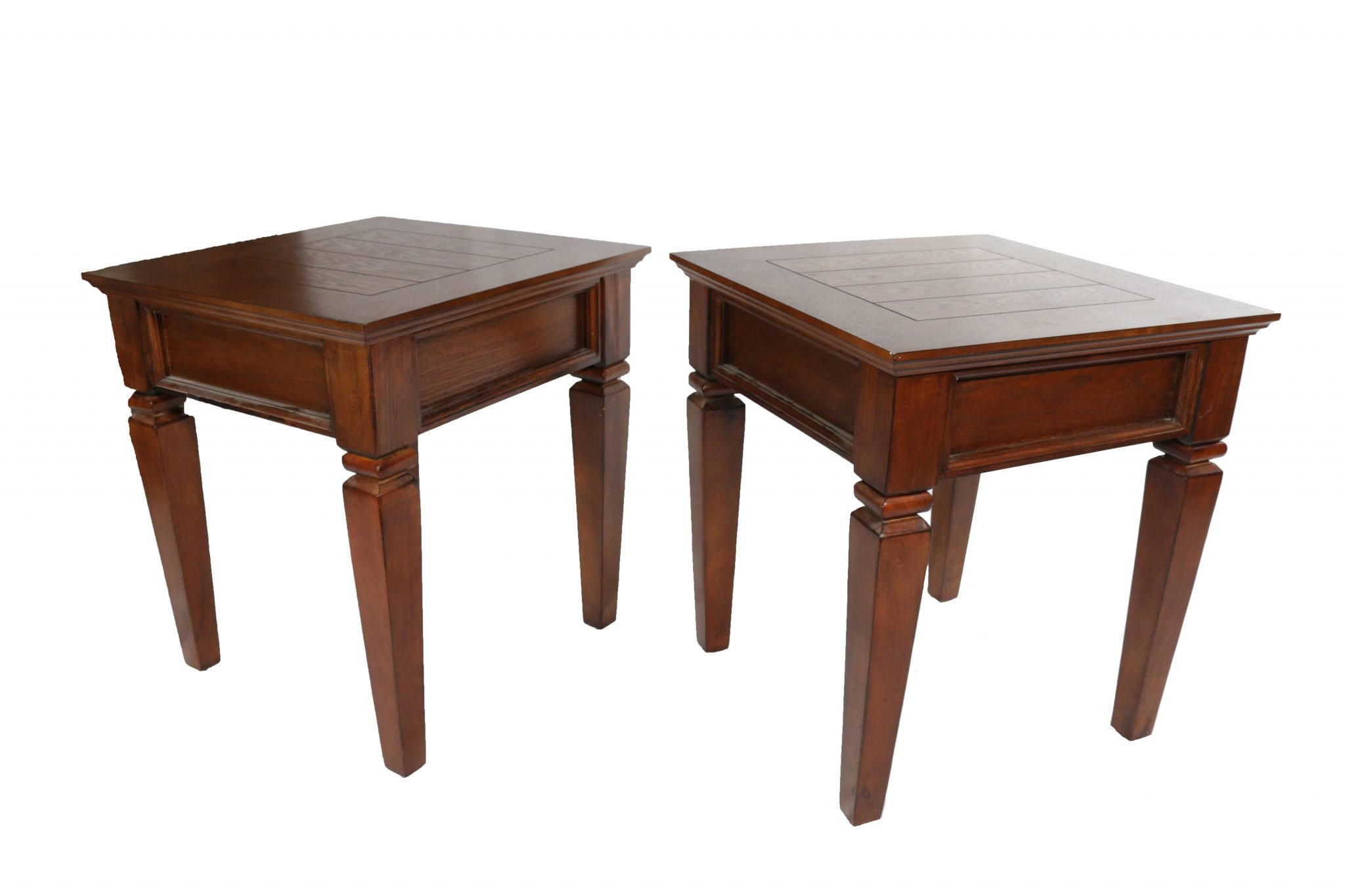 Dark wood end tables Make a Home Furnishings