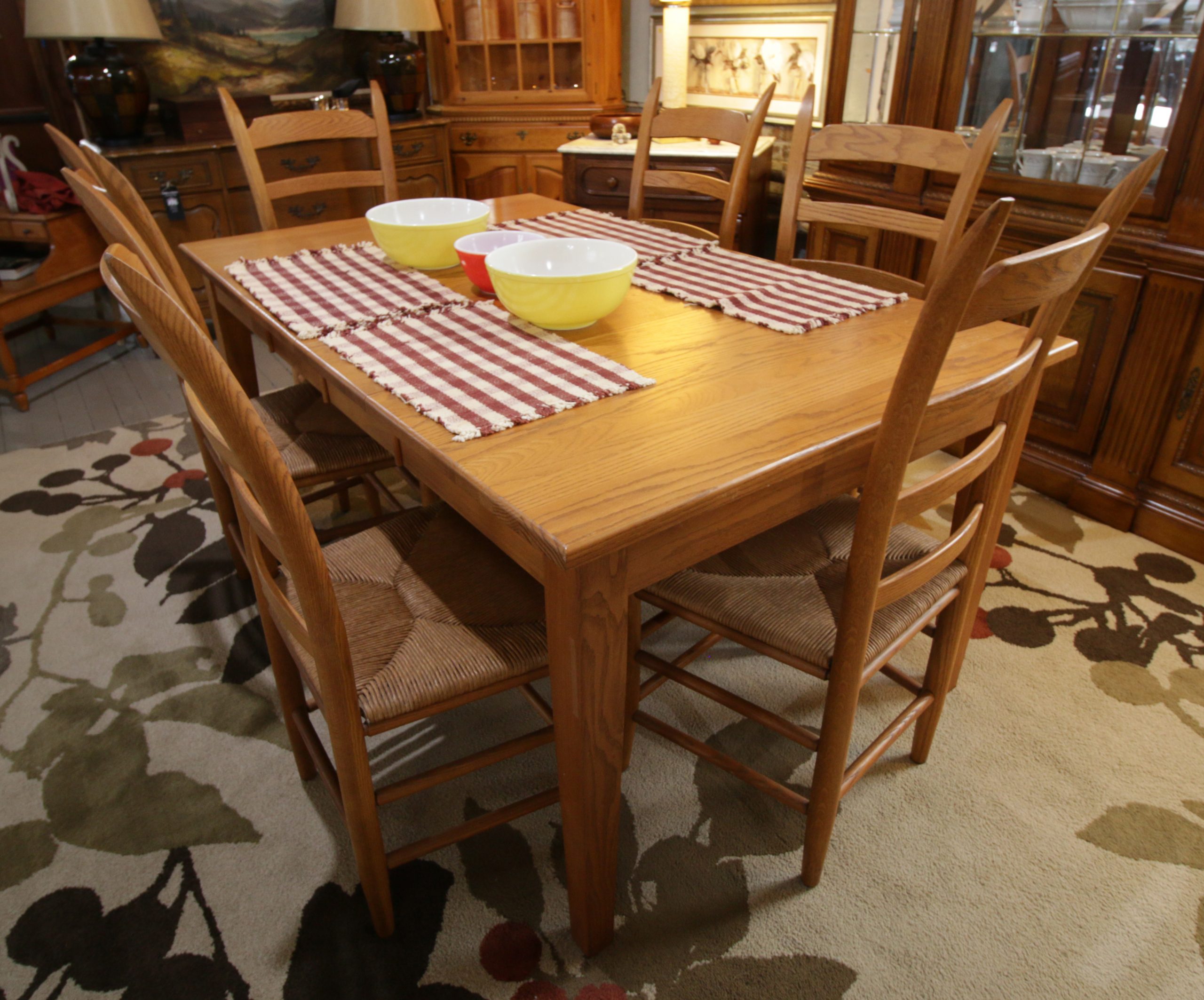 Oak Dining Room Sets For Sale