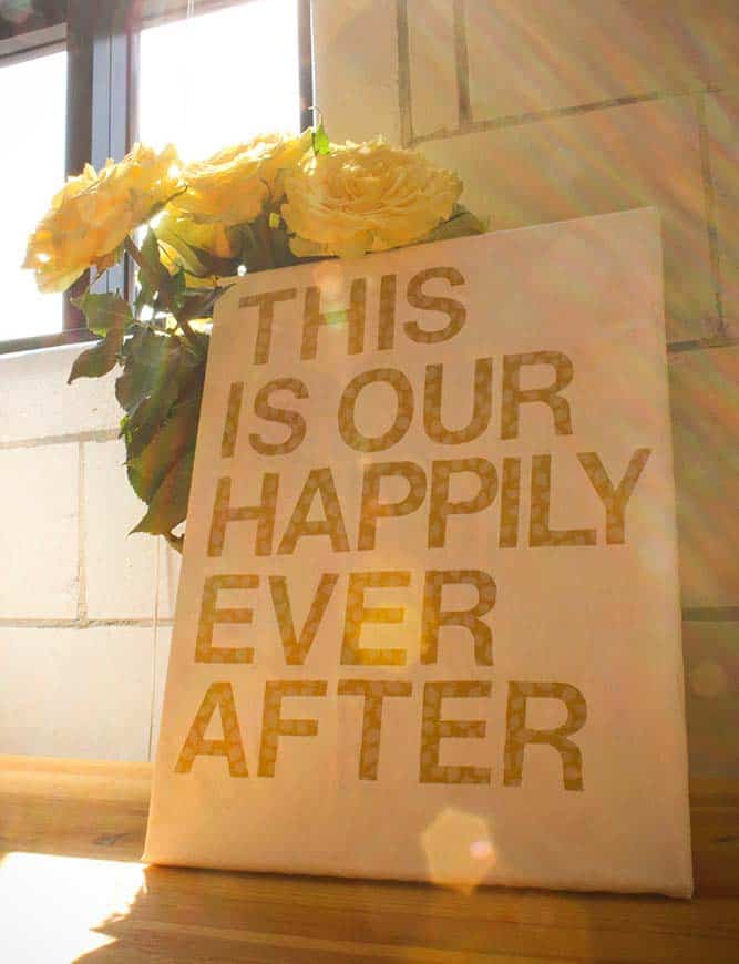 DIY Wall Art Using Inspirational Quotes!