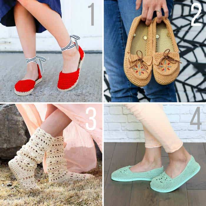 Crochet Shoes with Rubber Bottoms Free "Toms" Style Pattern!