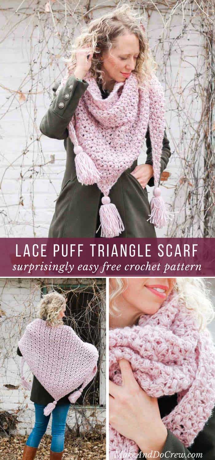 lacecrochettrianglescarffreepattern » Make & Do Crew