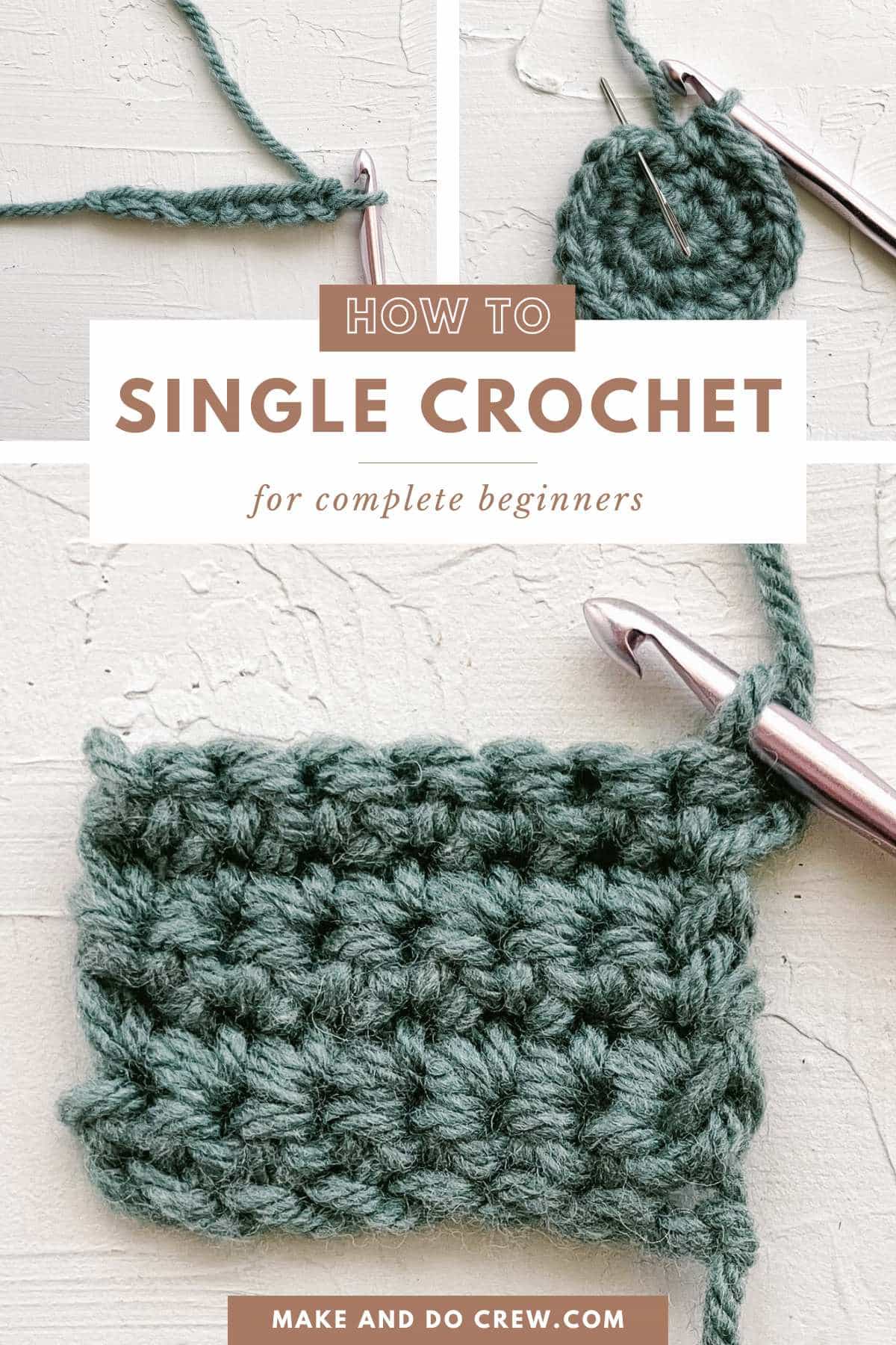 How to Single Crochet Stitch for Beginners (And Fix Mistakes)