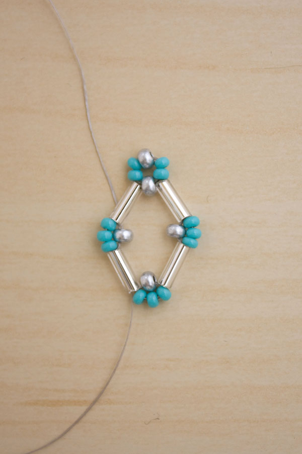 Bugle Bead Earrings Make and Fable