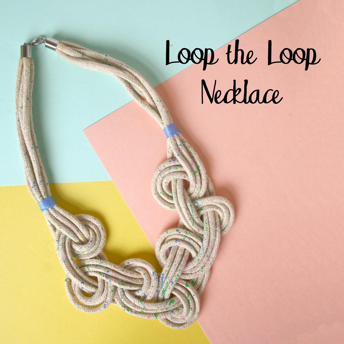 Loop the Loop Macrame Necklace Tutorial