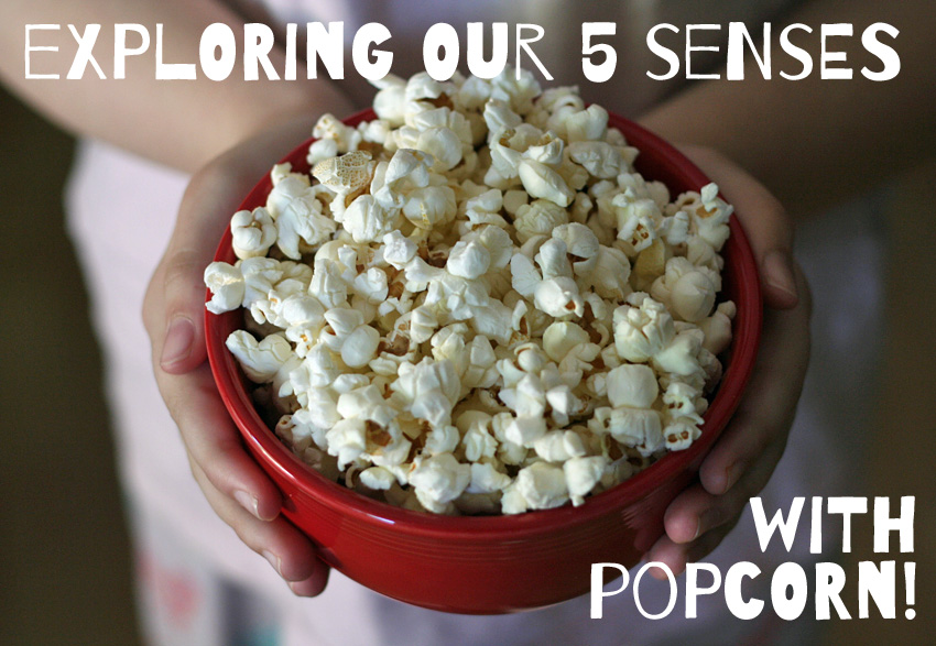Exploring Our 5 Senses Popcorn Party! Make and Takes