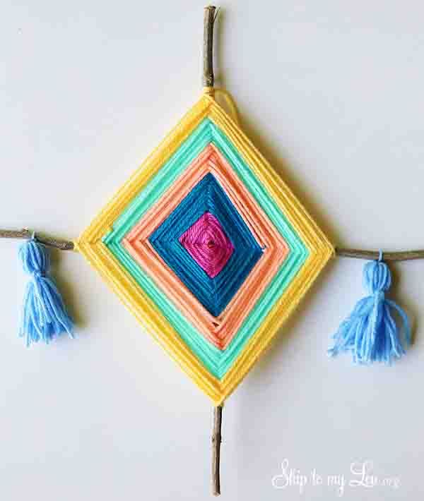 DIY God's Eye Yarn Art Make and Takes