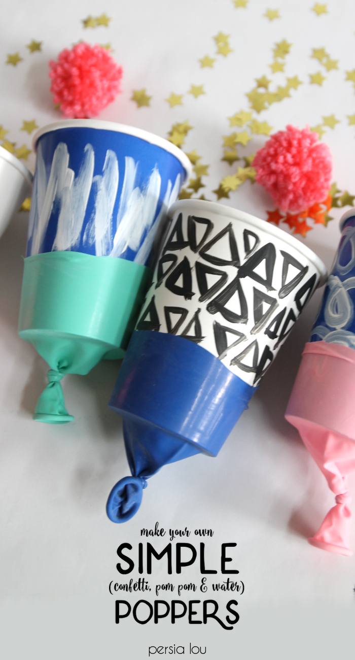 Simple Party Poppers Make and Takes