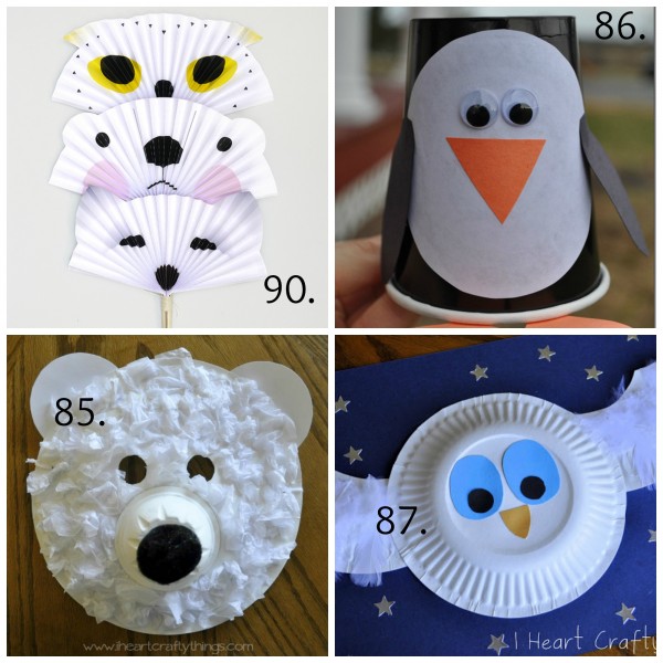 100+ Winter Kids Crafts to Beat the Winter Blues Make and Takes