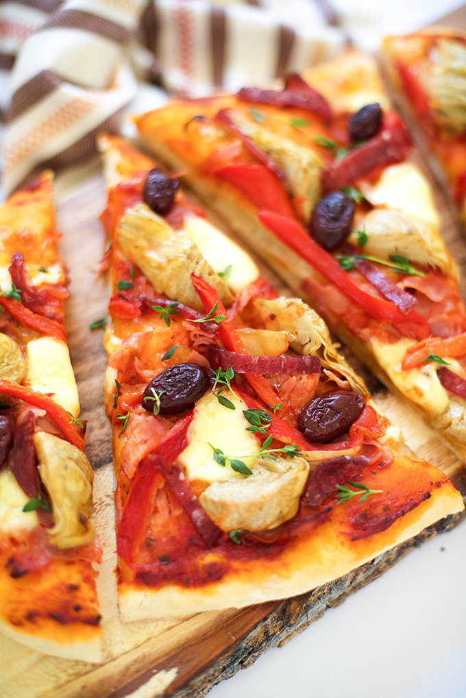 Antipasto Flatbread Pizza Make and Takes