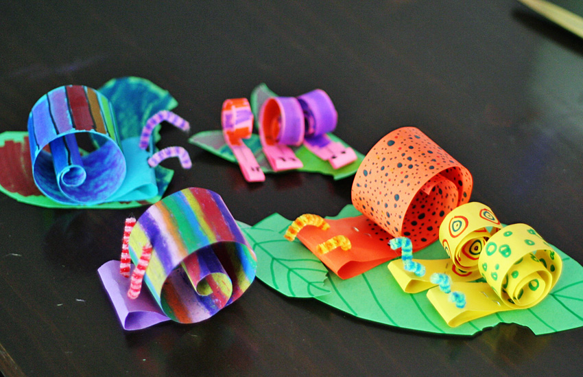 Coiled Paper Snail Craft Make and Takes