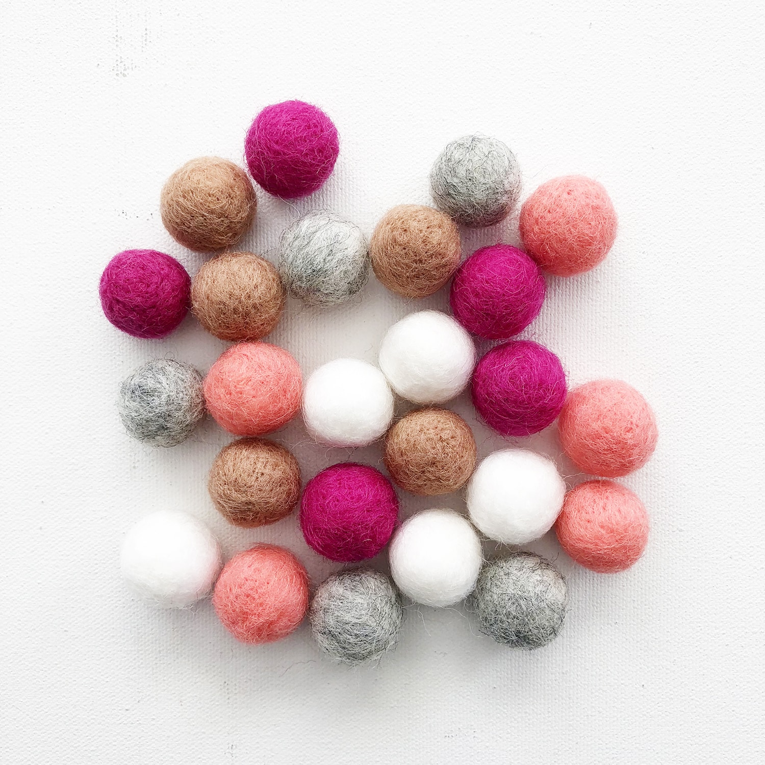 The Yellow Door Felt Ball Banner Make a Pretty Life