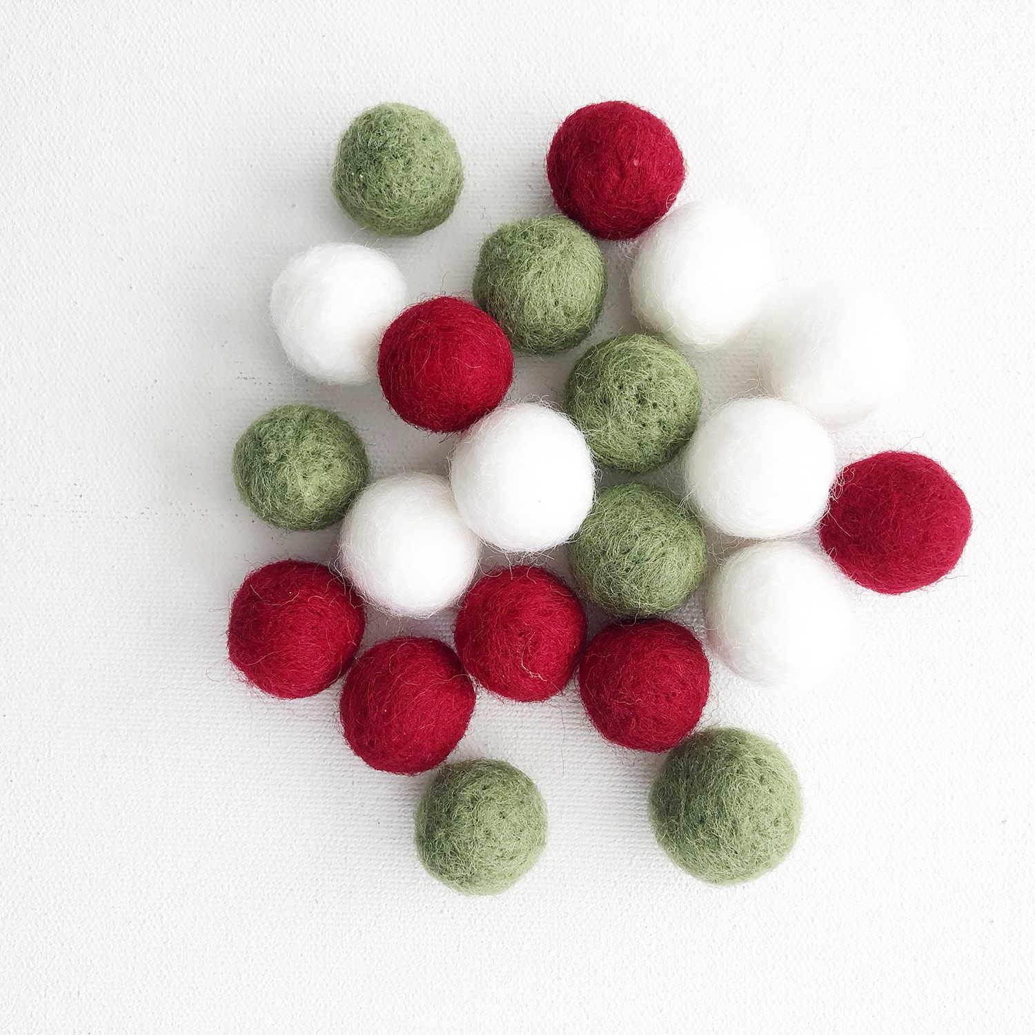 Christmas Traditions Felt Ball Banner Make a Pretty Life